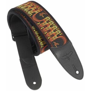 PRS 2.4" Padded Guitar Strap w/FLASH, Custom Jacquard Birds Wavelength kép