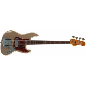 Fender Custom Shop 61 Jazz Bass Heavy Relic Shoreline Gold kép