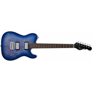 G&L Tribute ASAT Deluxe Carved Top Bright Blueburst RW kép