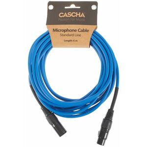 Cascha Standard Line Mic Cable Blue 6m kép