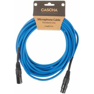 Cascha Standard Line Mic Cable Blue 9m kép