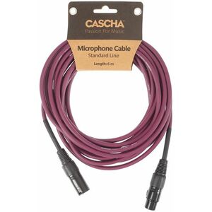 Cascha Standard Line Mic Cable Purple 6m kép