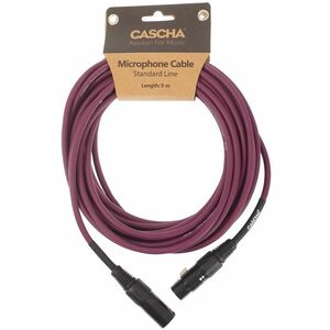 Cascha Standard Line Mic Cable Purple 9m kép