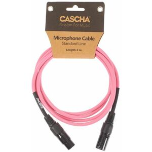 Cascha Standard Line Mic Cable Pink 2m kép