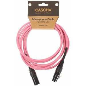 Cascha Standard Line Mic Cable Pink 3m kép