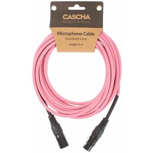 Cascha Standard Line Mic Cable Pink 6m kép