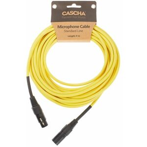 Cascha Standard Line Mic Cable Yellow 9m kép