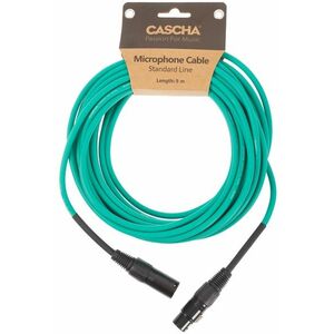 Cascha Standard Line Mic Cable Green 9m kép