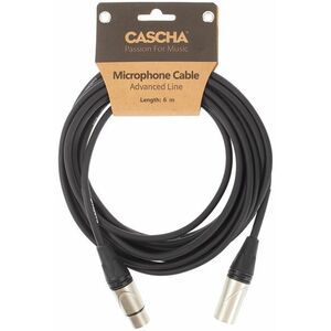 Cascha Advanced Line Mic Cable Black 6m kép