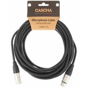 Cascha Advanced Line Mic Cable Black 9m kép