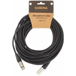 Cascha Advanced Line Mic Cable Black 15m kép