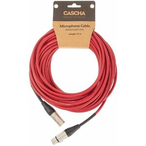 Cascha Advanced Line Mic Cable Red 15m kép