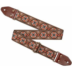 Cascha CGS-JW3 Guitar Strap Jacquard - Cross kép