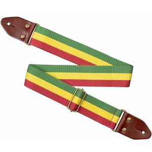 Cascha CGS-CD3 Guitar Strap Cotton - Rasta kép