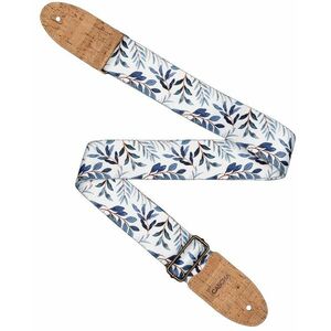 Cascha CGS-VC3 Guitar Strap Vegan Cork - Blue Twigs kép