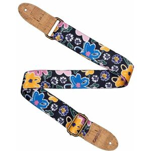 Cascha CUS-VC5 Ukulele Strap Vegan Cork - Floral Sketch kép