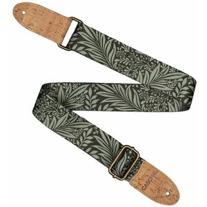 Cascha CUS-VC8 Ukulele Strap Vegan Cork - Olive Jungle kép