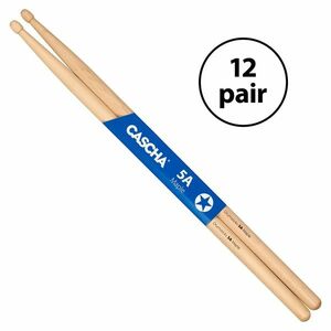 Cascha Drumsticks Pack 5A Maple, 12 Pair kép