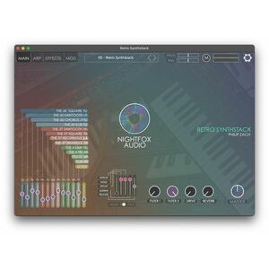 NIGHTFOX AUDIO Retro Synthstack kép