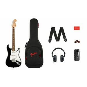 Fender Squier Affinity Stratocaster Micro Pack BK kép