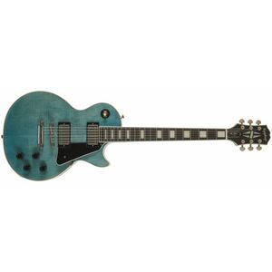 Epiphone Les Paul Custom Figured Transparent Blue kép