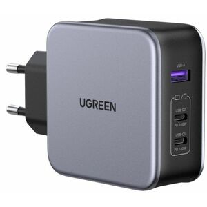 Ugreen Quick Charger 90549 with C/C cable 2 m, USB-A+2*USB-C 140W GaN kép