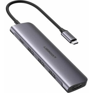 Ugreen 70495 Port Extender USB-C/HDMI+3*USB 3.0 A+PD kép