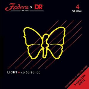 DR Strings Fodera Nickel 4 Light 40100 kép