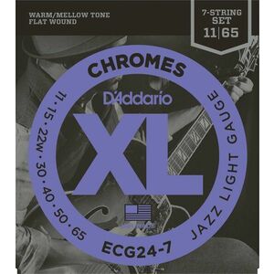 D'Addario ECG24-7 Elektromos gitárhúr kép