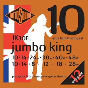 Rotosound JK30EL Jumbo King Akusztikus gitárhúrok kép