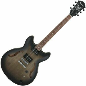 Ibanez AS53-TKF Transparent Black Flat Félakusztikus - jazz-gitár kép