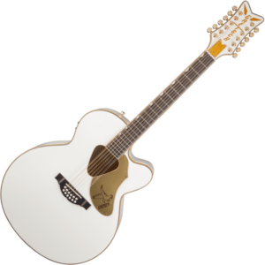 Gretsch G5022CWFE-12 Rancher Falcon 12 White 12 húros elektroakusztikus gitár kép