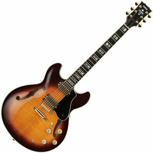 Yamaha SA2200-BS Brown Sunburst Félakusztikus - jazz-gitár kép