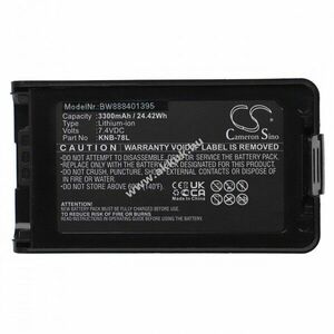 Helyettesítő akku Kenwood NX-220 3300mAh kép