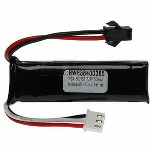 Helyettesítő modell / RC Akku 7.4V, Li-Polymer, 500mAh, SM-csatlakozó kép