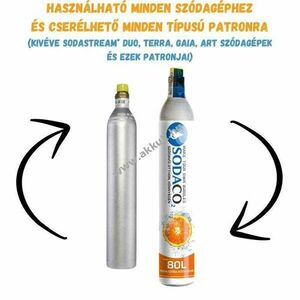 SodaCo univerzális szódagép patron, 60-80 liter kép