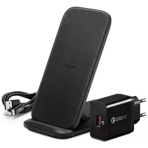 SPIGEN F316W WIRELESS CHARGER BLACK (000CH21378) kép