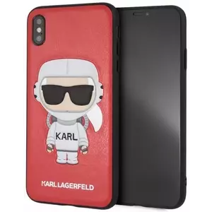 Tok Karl Lagerfeld iPhone Xs Max hardcase red Karl Space Cosmonaut (KLHCI65KSCORE) kép