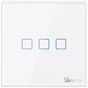 Sonoff wireless 433MHz smart wall switch T2EU3C-RF (3-channel) kép