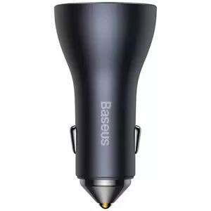 Autó töltő Baseus Golden Contactor Pro car charger, 2x USB-C, 1x USB, 65W (gray) kép