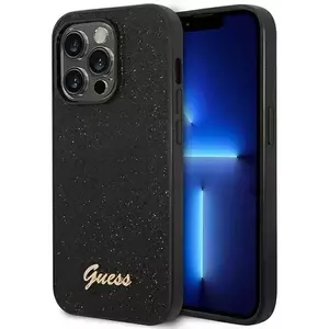 Tok Guess GUHCP14XHGGSHK iPhone 14 Pro Max 6, 7" black hard case Glitter Script (GUHCP14XHGGSHK) kép