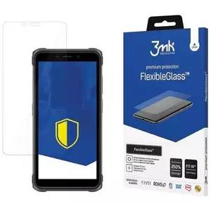 TEMPERED KIJELZŐVÉDŐ FÓLIA 3MK FlexibleGlass Ulefone Armor X10 Pro Hybrid glass kép