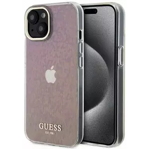 Tok Guess GUHCP15SHDECMP iPhone 15 6.1" pink hardcase IML Faceted Mirror Disco Iridescent (GUHCP15SHDECMP) kép