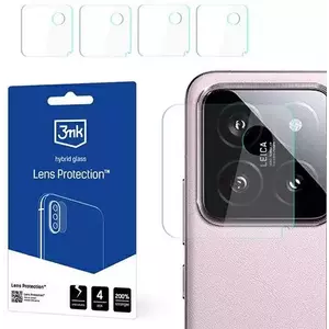 TEMPERED KIJELZŐVÉDŐ FÓLIA 3MK Lens Protect Xiaomi 14 Camera hybrid camera glass 4 pcs kép