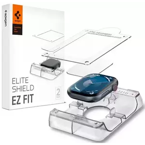 TEMPERED KIJELZŐVÉDŐ FÓLIA Spigen Eliteshield EZ Fit, transparency - Apple Watch 2024 42mm (AFL08580) kép