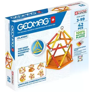 Egy játék GEOMAG Classic Recycled magnetic blocks 42 pieces GEO-271 kép