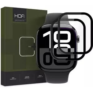 KIJELZŐVÉDŐ FÓLIA HOFI HYBRID PRO+ 2-PACK APPLE WATCH 10 (46 MM) BLACK (5906302376490) kép