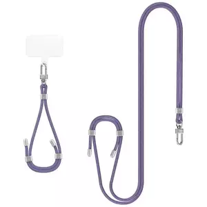 Szíj Spigen Universal Set 2 (Cross Body Strap 1P + Wrist Strap 1P + ConTag2 1P), deep purple (AFA08363) kép