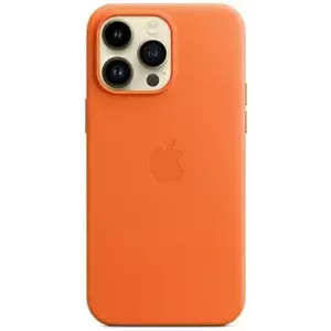 Tok Apple MPPR3FE/A iPhone 14 Pro Max 6.7" MagSafe orange Leather Case (MPPR3FE/A) kép