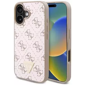 Tok Guess GUHCP16SPG4GPH iPhone 16 6.1" white hardcase New 4G Triangle (GUHCP16SPG4GPH) kép